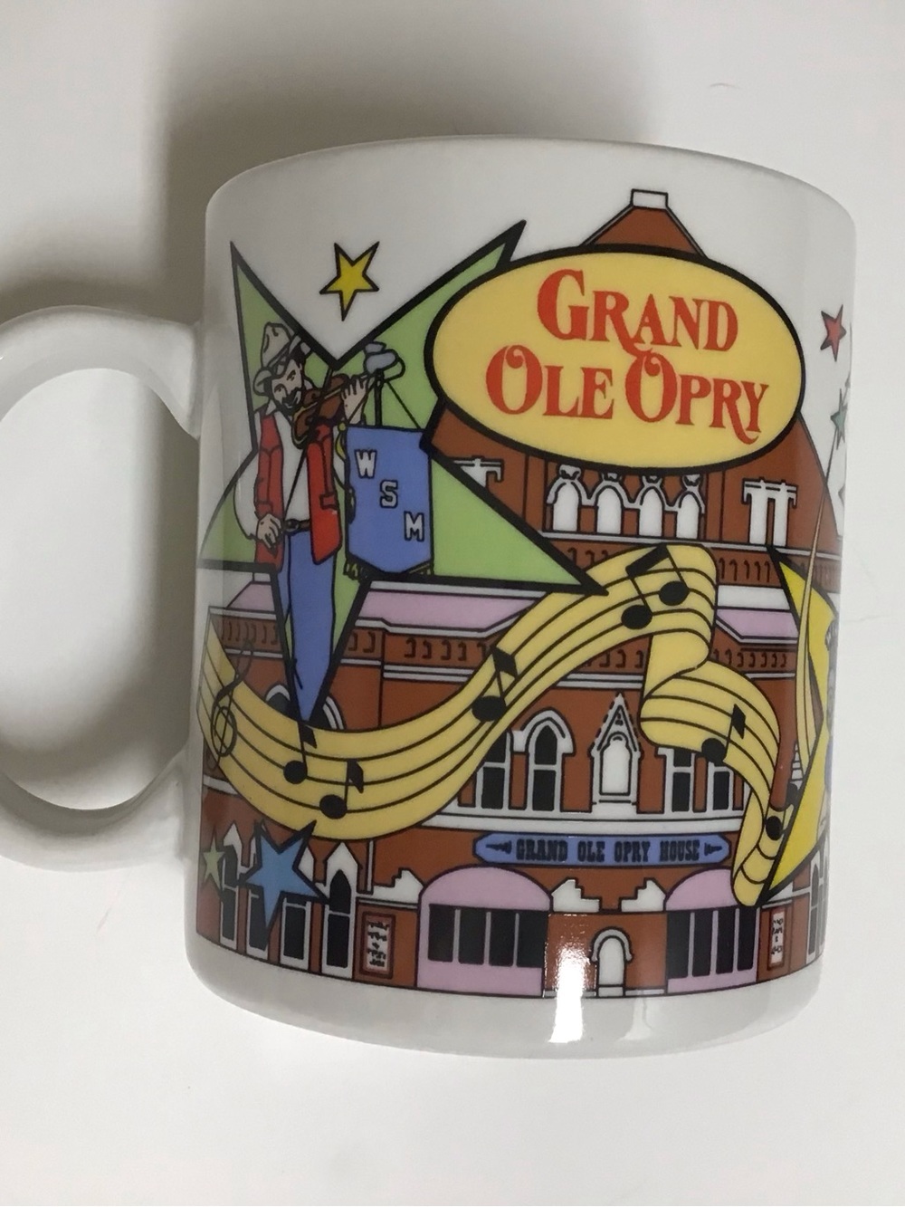 Grand Ole Opry Coffee Mug “Jack” Country Music Nashville TN Souvenir Vintage EUC